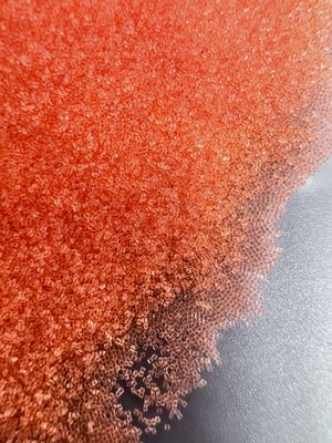 جودة  Orange Plastic Blasting Media 0.5mm  Round Polyamide Polishing Sands مصنع