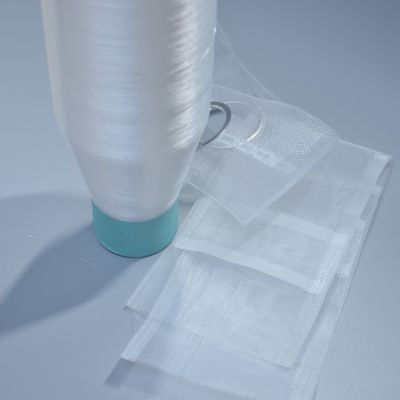 خيط ملفوف مكون من نسيج أحادي من الخيط PET 0.18mm مادة قابلة لإعادة التدوير