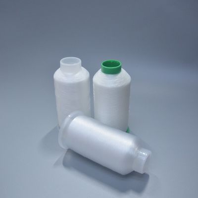 الخيط الأبيض من الألياف الموحدة الاصطناعية 80D 0.10MM Y مخروط 1000M