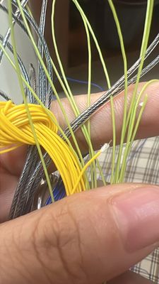 خيوط مغلفة بالبوليستر PVC خيوط ستيرلنج خيوط شمع للخياطة