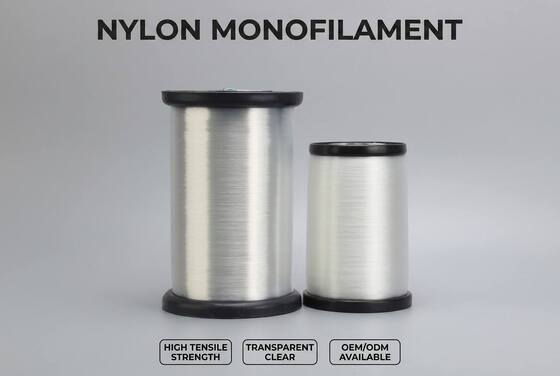 60D 80D 100D 0.10MM 0.12MM 0.14MM خيط أحادي الخيط نايلون بوليستر PP PE للنسيج مصنع التطريز
